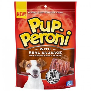 Pup-Peroni Dog Snacks, Real Sausage Maplewood Smoke Flavor