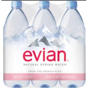 Evian Natural Spring Water