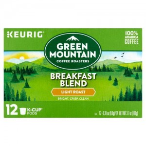 Green Mountain Coffee Breakfast Blend Light Roast K-Cup Pods