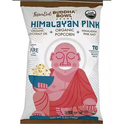 LesserEvil Organic Himalayan Pink Salt Popcorn