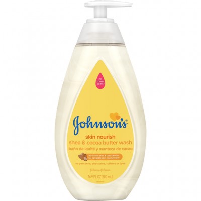 JOHNSON'S BABY Skin Nourish Baby Wash With Shea & Cocoa Butter