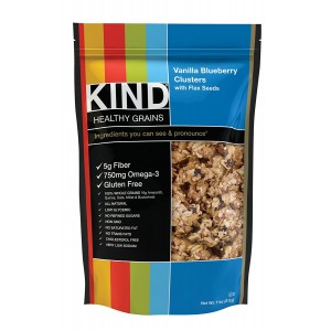 Kind Healthy Grains Vanilla Blueberry Clusters with Flax Seeds