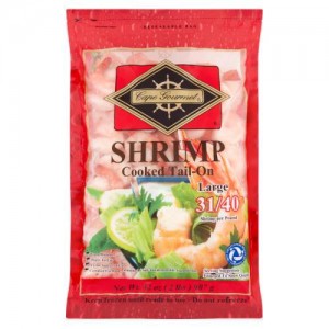 Cape Gourmet Cooked Shrimp, Peeled & Deveined 21/25 ct.