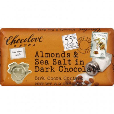 Chocolove Almonds & Sea Salt in Dark Chocolate