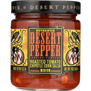 Desert Pepper Trading Company Salsa - Roasted Tomato Chipotle Corn - Medium Hot