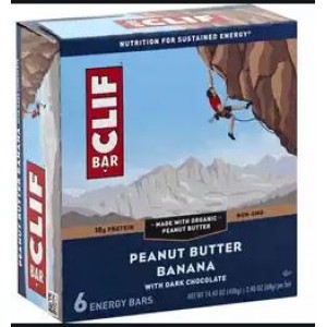 Clif Bar Energy Bars Peanut Butter Banana Dark Chocolate