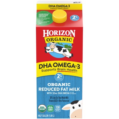 Horizon Organic 2% Reduced Fat DHA Omega-3 Organic Milk