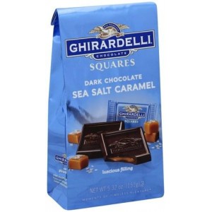 Ghirardelli Chocolate Squares Dark Chocolate & Sea Salt Caramel