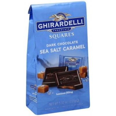 Ghirardelli Chocolate Squares Dark Chocolate & Sea Salt Caramel