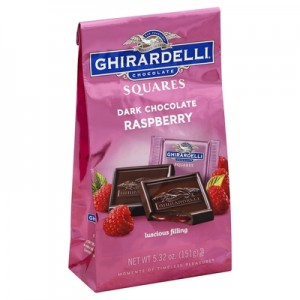 Ghirardelli Chocolate Squares Dark Chocolate w/Raspberry