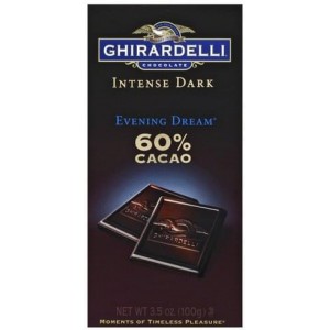 Ghirardelli Chocolate Intense Dark Gourmet Bar - Evening Dream