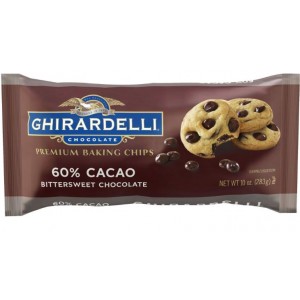 Ghirardelli Chocolate Bittersweet Baking Chips-60% Cacao