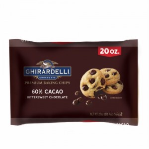 Ghirardelli Chocolate 60% Bittersweet Baking Chips