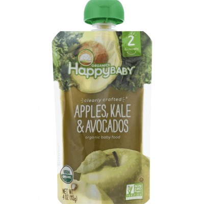 Happy Baby Clearly Crafted STG 2 Apples Kale & Avocados