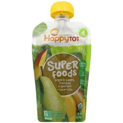 Happy Tot STG 4 Superfoods - Pears Mangos & Spinach