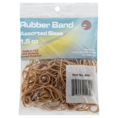 Avantix Color Rubber Bands - Assorted Sizes