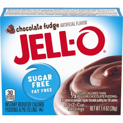 Jell-O Sugar-Free Chocolate Fudge Instant Pudding Mix