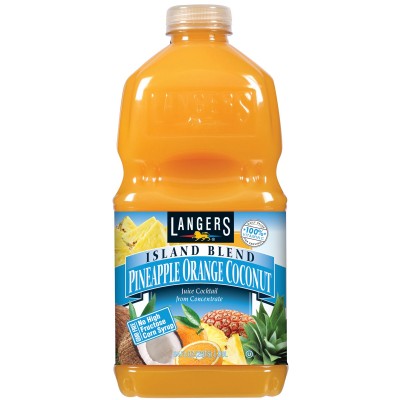 Langers Island Blend Pineapple Orange Coconut Juice